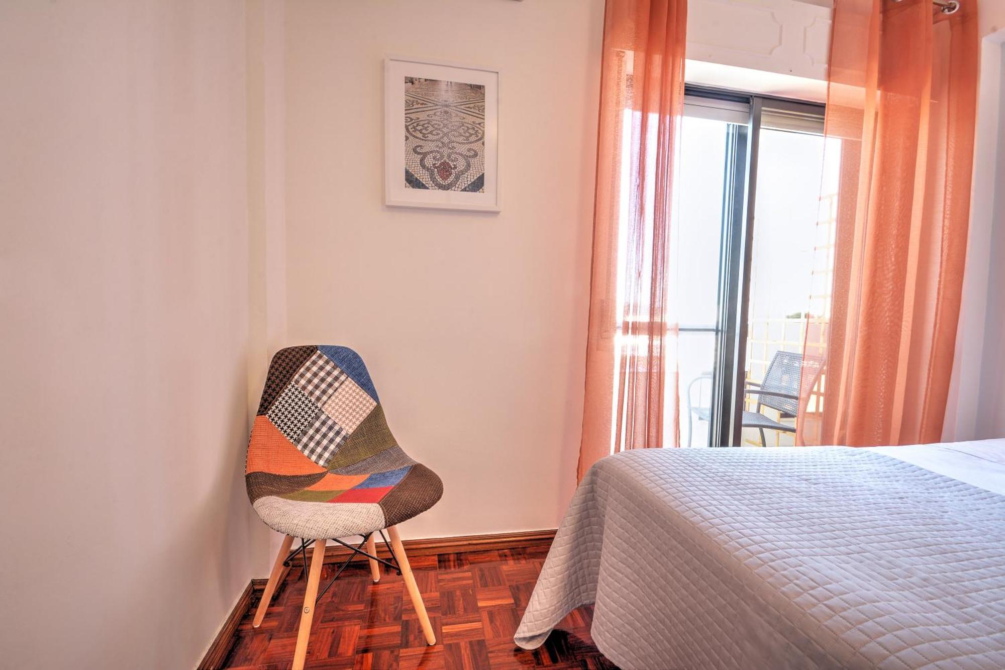 Ferienwohnung In Faro With Sea View Exterior foto